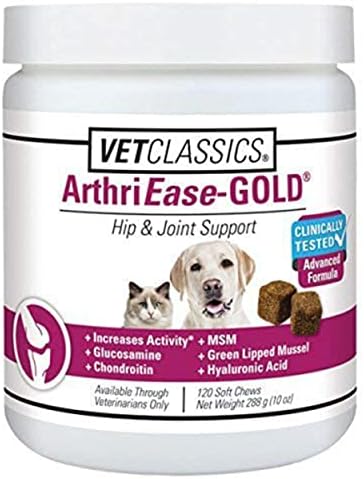 Vet Classics Arthriease-Gold Joint Supplement for Dogs - 120 Count
