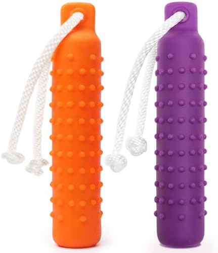 Dog Water Toys, 2 Pack Floating Bumper Fetch Toy Dummy | Interactive Retrieving Training Float Pet Rope Toy for Pool, Lake Outdoor Small Medium Large Dogs