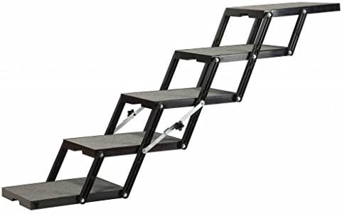 Pet Loader® XL 18" Platform, Plastic, 5-Step with Wheels Proudly Made in The USA. Dog Steps are Carpeted Great for Very Large Dogs but Works Well for Any Size. Holds 250 pounds Easily.