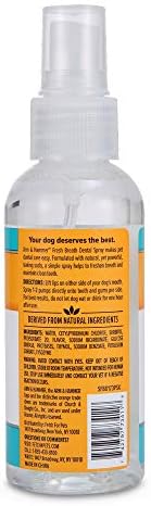 Arm & Hammer Dog Oral Care Breath Spray, Mint Flavor, 4 Fl Oz Bottle | Baking soda spray, brushless formula, mint flavor, daily plaque and tartar control