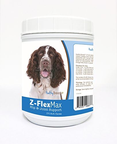 Healthy Breeds English Springer Spaniel Z-Flex Max Hip and Joint Soft Chews 170 Count