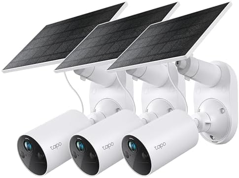 Tapo SolarCam C402 KIT 1080p Outdoor Wireless Security Camera(3-Pack)
