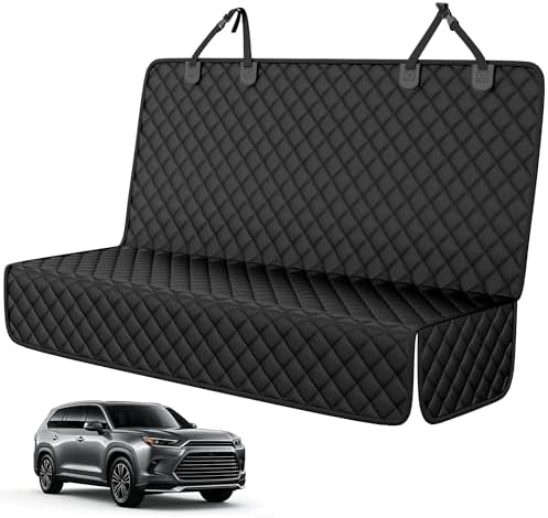 PETICON Waterproof Pet Bench Seat Cover - for Midsize & Large SUVs