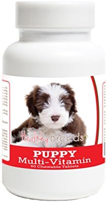 Healthy Breeds Bearded Collie Puppy Dog Multivitamin Tablet 60 Count