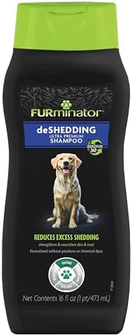 FURminator Ultra Premium deShedding Shampoo for Dogs Helps Reduce Excess Shedding, 16 oz
