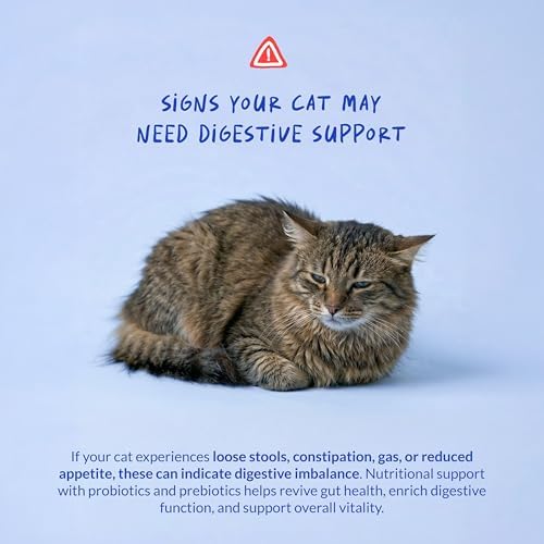 Probiotics for Cats Powder - Digestive, Gut & Diarrhea Support