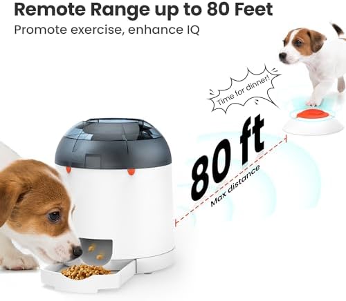 Potaroma Dog Puzzle Feeder Toy, 280ml, White