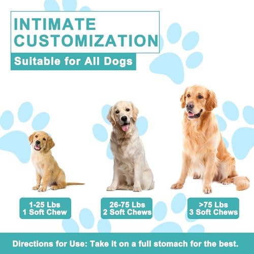 Hemp Calming Chews for Dogs, 120 Chews