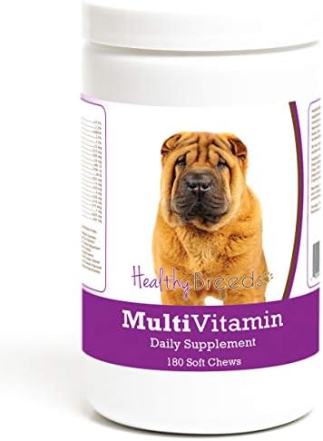 Healthy Breeds Chinese Shar Pei Multivitamin Soft Chew for Dogs 180 Count