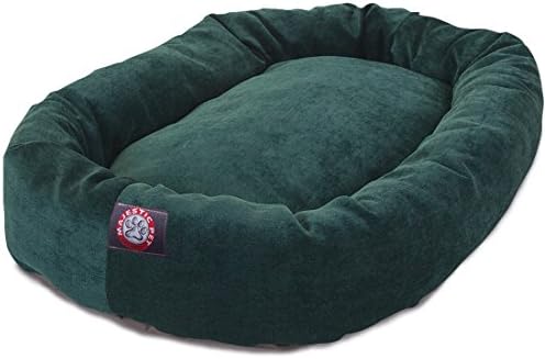 Majestic Pet Villa 52 Inch Shredded Memory Foam Dog Bed for X-Large Sized Dog 52x35x11 Inch–Orthopedic Pet Bed with Removable Washable Cover-Washable X-Large Puppy Mat with Head Support-Marine
