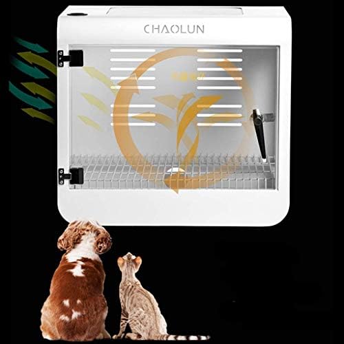 Pet Drying Box with Water Blowing Machine Professional Hair Dryer High Power Mute Noise Reduction Small Dog Cat Pet White