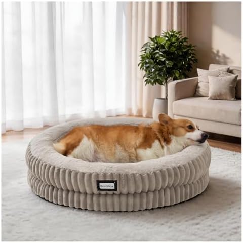 BALANCE Calming Donut Dog Bed, 30", Medium