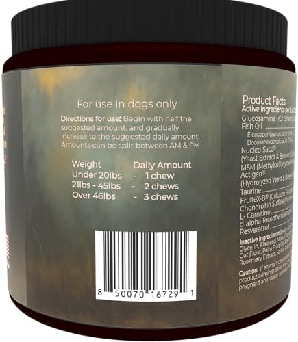 Boston Terrier Multivitamins, 90 Count, Made in the USA with Real Bacon