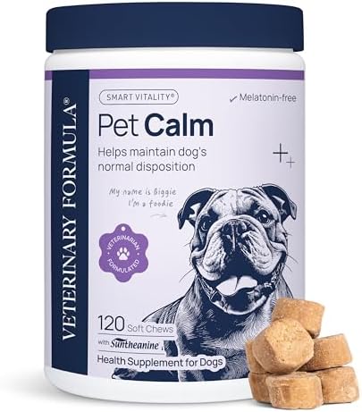 Veterinary Formula Smart Vitality Pet Calm Soft Chews for Dogs, 120 Count