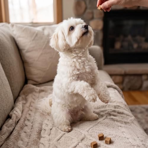 Salmon & Cod Bites Dog Treats, Two Ingredient Icelandic Fish Treats for Dogs, High Protein Omega-3 Rich Grain-Free Natural Training Treats, Made in Iceland, 2 Oz