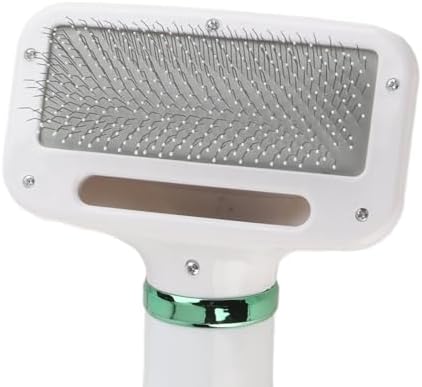Pet Hair Dryer, 2 in 1 Multifunctional Dog Hair Dryer with Slicker Brush, Adjustable Air Speed Dog Blow Dryer Pet Grooming Hair Dryer for Small and Medium Dogs Cats to Use