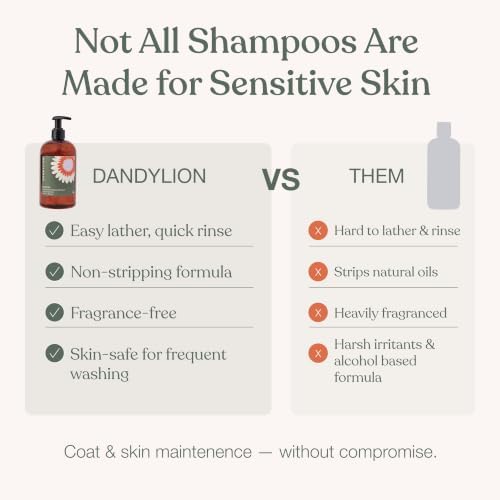 Dog Shampoo, Soothe Gentle Cleansing, Hydrating, Sensitive Skin, 16 fl oz