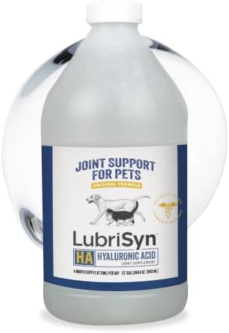LubriSyn HA Hyaluronic Acid Hip & Joint Supplement for Dogs & Cats, 64 oz