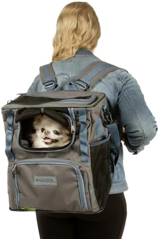 Sherpa Trek Tote 2-in-1 Pet Backpack & Tote, Gray, Medium