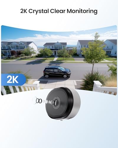 ZOSI 2Pack C680 2K 3MP WiFi Indoor Window Mounted Security Camera No Drill