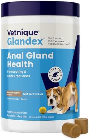Vetnique Glandex Anal Gland Chews & Dermabliss Dog Anti-Itch Spray Bundle