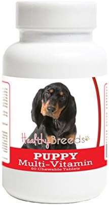 Healthy Breeds Black and Tan Coonhound Puppy Dog Multivitamin Tablet 60 Count