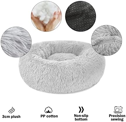 Calming Dog & Cat Donut Bed, 23.6"