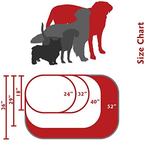 Majestic Pet Calming Dog Bed, X-Large, Washable, Gray