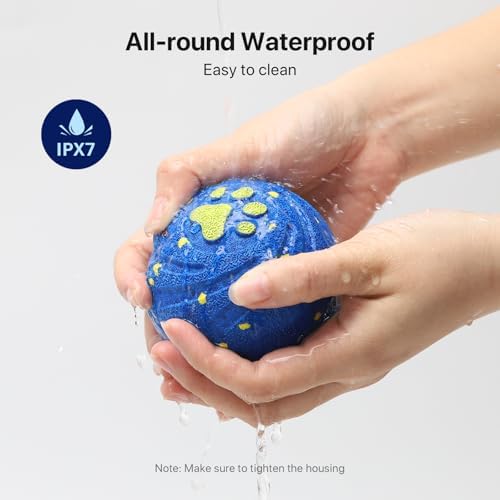 Interactive Dog Toys Automatic Bouncing Dog Ball for Small & Large Dogs | E-TPU Material, IPX7 Waterproof, 3 Play Modes, Keeps Dogs Busy, Anti Boredom Play, Moving Ball, Rechargeable, Indoor Exercise