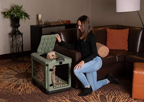 Pet Gear The Other Door 4 Door Steel Crate for Dogs/Cats, 27", Willow