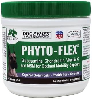 Dogzymes Phyto Flex - Glucosamine, Chondroitin, MSM and Hyaluronic Acid… (8 Ounce)