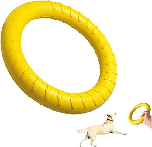Dog Balls Toy for Aggressive Chewers (Yellow Ring)