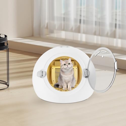 Pet Dryer Box, 360° Full Body Drying with 45dB Quiet Operation | Cat Dryer Machine Adjustable Temperature 68-113°F and Timer 5-90min, for Cats and Small Dogs Within 16.53lbs