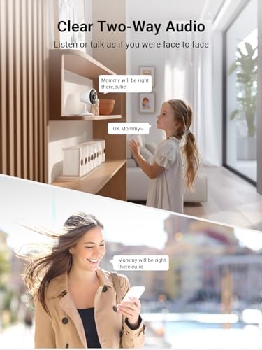 Rocktone 5G & 2.4G Indoor/Outdoor Security Camera for Home, Baby/Elder/Dog/Pet Camera with Phone App, WiFi Camera w/Spotlight Color Night Vision 2-Way Audio