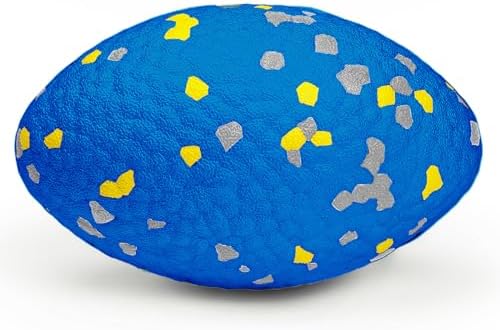 Moonorange Indestructible Rugby Ball, Floating, 4.72in, Blue