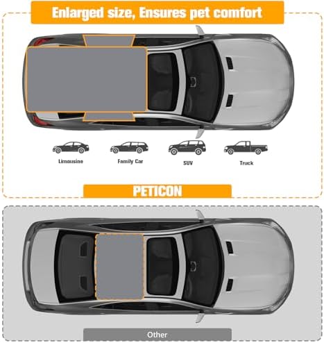 PETICON SUV Cargo Liner - PU Leather, Bumper Flap