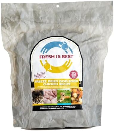 Fresh Is Best Chicken Freeze Dried Dog Food – High-Protein Chicken Bites