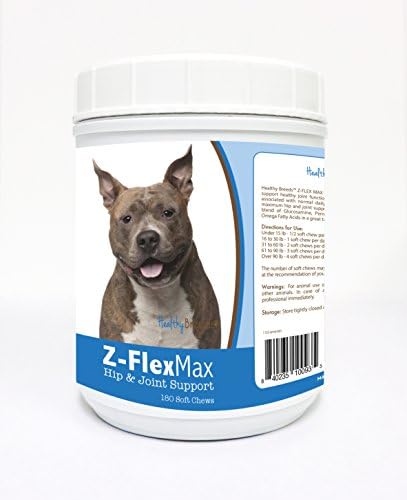 Healthy Breeds American Staffordshire Terrier Z-Flex Max Hip and Joint Soft Chews 170 Count