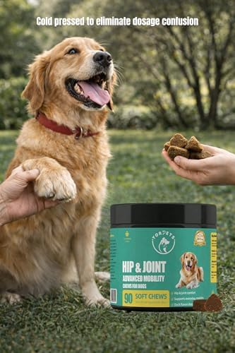 Hip & Joint Advanced Mobility Soft Chews for Dogs – Duck Flavor, 90 Soft Chews – Supports Everyday Mobility, Joint Comfort & Active Lifestyle for All Dog Sizes