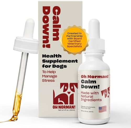 Oh Norman! Calm Down Dog Calming Aid, Chamomile, Melatonin