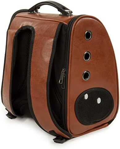 Sherpa Cat Travel Backpack with Bubble View, Airline Approved, Brown