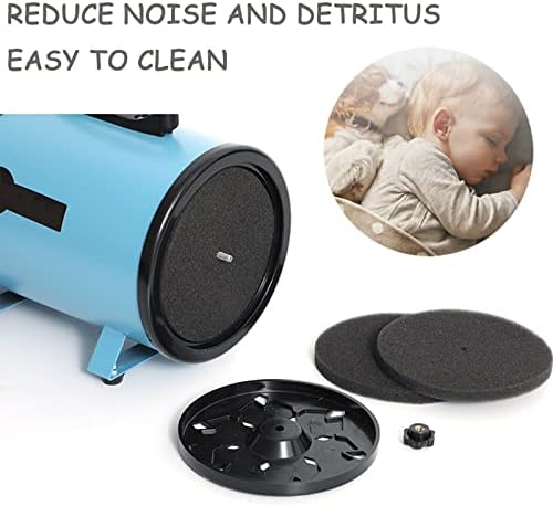 Pet Dryer, Dog Hair Dryer Blower Quick Grooming, Noise Reduction High Velocity Air Forced Dryer Adjustable Speed,Dogs Grooming Bath for Small Medium Large Dogs Cats,White