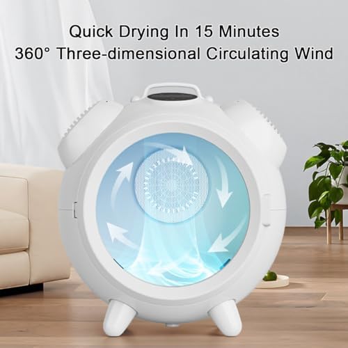 Smart Pet Dryer Box with Circulating Air, 62L Large Capacity and Low Noise Design - Ideal for Grooming Small to Medium Dogs and Cats
