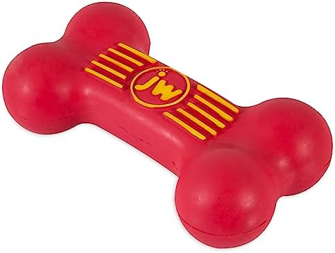 JW Pet Dog iSqueak Bone Dog Toy, Large, Assorted Colors