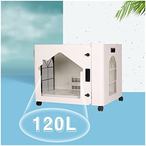 Litter Boxes Pet Drying Box Cat Dog Dryer Home Medium-Sized Blowing Water Machine(White)