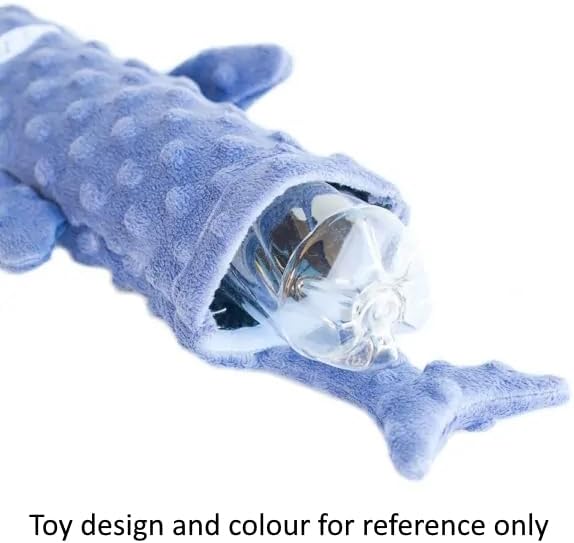 ZippyPaws Happy Hour Crusherz Squeaky Plush Pet Toy for All Breeds - Merlot | Interactive Dog Toys to Keep Them Busy, for Small, Medium, & Large Dogs, Drink Themed Crinkle Water Bottle Toy