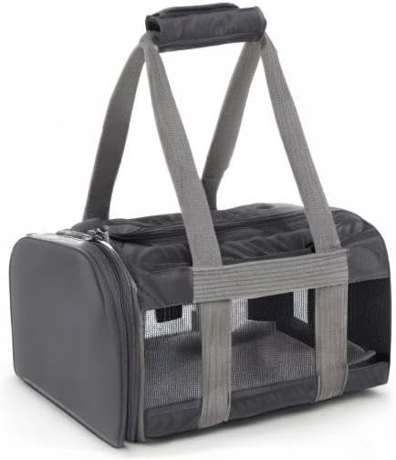 Sherpa Original Deluxe Travel Pet Carrier, Airline Approved, Charcoal Gray, Small