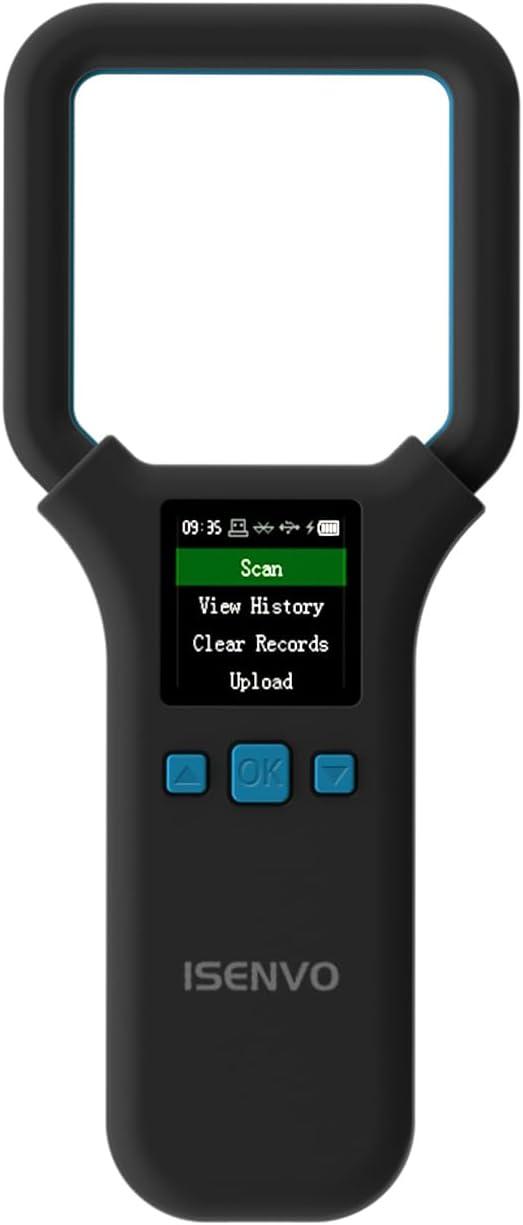 Pet Microchip Scanner, Rechargeable Bluetooth Pet Chip Scanner(190E) | Support EMID FDX-B (ISO11784/11785) 134.2kHz 15 Digits Pet Chip, RFID Microchip Scanner for Animal/Pets/Pigs/Dogs/Cats