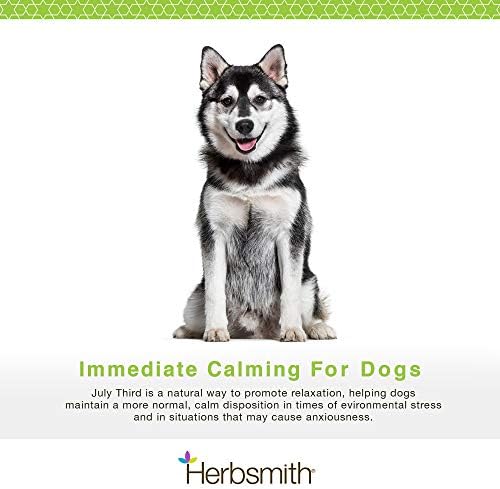 Herbsmith July Third, Anxiety Supplements for Dogs - 30ct Small Chews