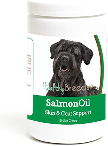 Healthy Breeds Black Russian Terrier Salmon Oil Soft Chews 120 Count
